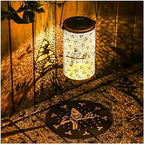 Cardinal Solar Lanterns Outdoor Waterproof Hanging Solar Lights Cardinal Gifts for Women Men Metal Bird Decorative LED Lanterns for Yard, Patio, Lawn, Tabletop, Pathway, Landscape, Garden Decor by TIGGSY