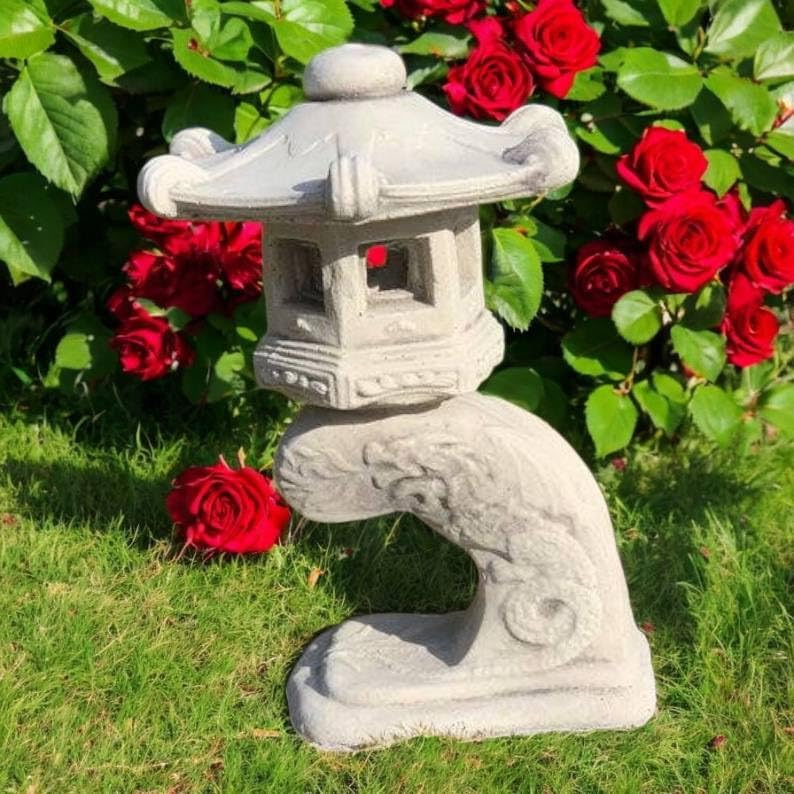 Garden Pagoda Sculpture Zen Home Decor Japanese Pagoda Backyard Lantern Figure Outdoor Ornament Pagoda Decoration Zen Art - Image 4