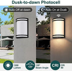 kadision Dusk-to-Dawn LED Wall Sconce, 3000K/4000K/5000K - Image 3