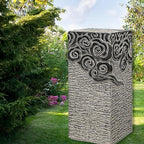 ARCVOX Home Garden Sculpture Columns Pedestal, Faux Stone Finish Floor Ornaments, Landscape Statues for Home Decor, Backyard Decor Pagoda Statue (Size : 27.5in) by Unknown