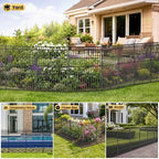 No Dig Garden Fence, Dog Fencing Outdoor for Yard, 5 Panels - Image 6