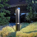 Modern LED Lawn Lamp Waterproof IP55 Outside Post Bollard Light Fixture External Villa Parks Courtyard Patio Walkway Pathway Column Light Garden Landscape Lighting - Image 6