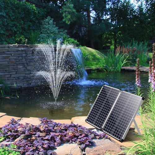 Biling 70W Solar Pond Pump with Pond Filter 660 GPH for Outdoor Ponds - Image 7
