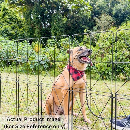 ShopLaLa Decorative Garden Fences (10 Panels) 12.5inx31in Metal Fencing - Image 6