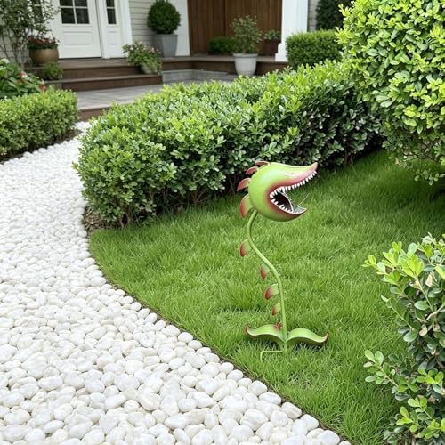 Metal Carnivorous Plant Garden Stake Halloween Decor - Image 6