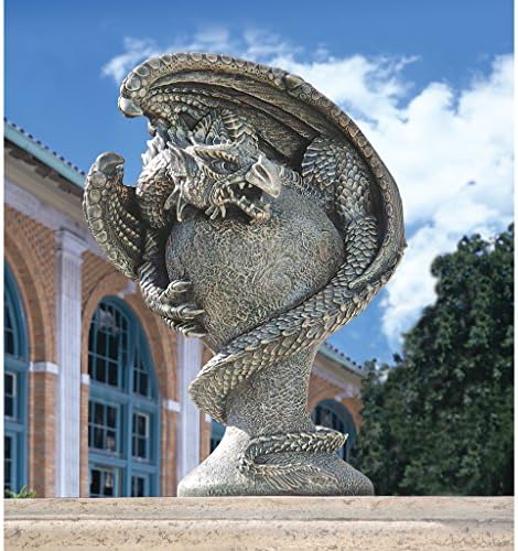 Design Toscano JE1121520 Mystic Dragon Avenger Statue,greystone - Image 5