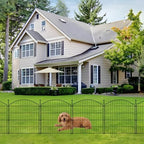 Decorative Garden Fences 32in x 36ft, 15 Pack Outdoor Fencing Animal Barrier Dog Border, Metal Wire Fence Panels for Garden Decor, Flower Bed Edging Borders for No Dig Patio Yard - Image 2