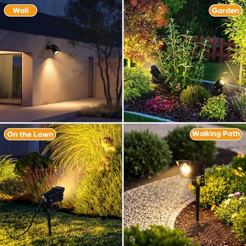 Dusk to Dawn Outdoor Lighting,15W Spot Lights Outdoor with Photocell Sensor - Image 5