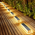 Lacasa Solar Deck Lights 8 Pack, Solar Light Outdoor Waterproof by Lacasa