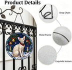 Stained Glass Window Hanging Cornish Rex Cat Suncatcher Gifts for Mom 11.8" - Image 3
