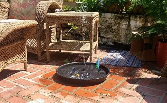 2 Pack Bird Bath Bowl 16", 2.3" Depth, 16 17 inch Plastic Extra Large Birdbath Bowl Only for Outdoor Garden, Ground Bird Bath, Bird Bath Tray, Bird Feeders (17", Black) - Image 2