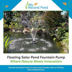 100W Floating Solar Pond Fountain Pump Kit for Ponds Deeper Than 3 Feet and At Least 10 Feet Wide - Image 2