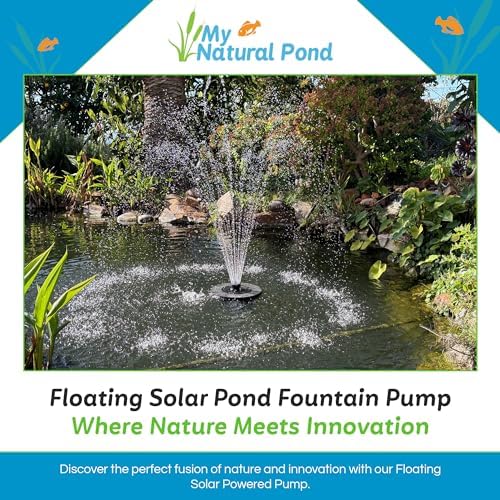 100W Floating Solar Pond Fountain Pump Kit for Ponds Deeper Than 3 Feet and At Least 10 Feet Wide - Image 2
