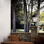 Kichler Courtyard Outdoor Post Light, Rubbed Bronze - Image 3