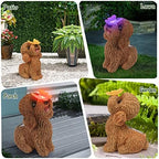Dog Statues Outdoor Decor, Solar Lights Outdoor Statue Garden Decorations - Image 3