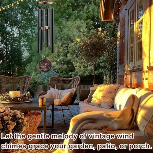 34”Hummingbird Wind Chimes for Outside, Gifts for Women Mom Grandma - Image 5