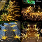 10 Pack Solar Lights Outdoor Waterproof Pathway Lights, Warm White - Image 4