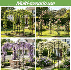 Grape Vine Trellis,Heavy Duty Metal Plant Support Trellis-113L*81W*96H in - Image 7