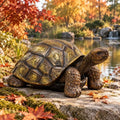 21.3" Resin Turtle Outdoor Garden Statue, with Realistic Shell Detail by Guioiby