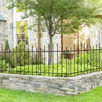 26” x 12’ No-Dig Metal Garden Fence with Stakes, Panels Fencing for Dogs - Image 6