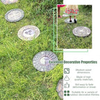 Kunovo Glowing Stepping Stone for Garden, Eco-Friendly Resinous Pavers for Flower Bed Path Walkway Decorative, Dimensional Retro Element Yard Lawn Décor (Size : Style6), 58741 - Image 2