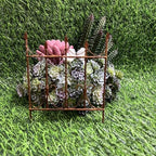 1-4 PCS Miniature Rusty Fence Gate Metal Craft Ornaments Fairy Garden Decoration Accessories Decorate Your Own Mini Yard (Fence gate 4pcs) - Image 3