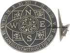 10'' Nautical Sundial – Timeless Outdoor Sundial Clock, Elegant Alumiunm Garden Decor, for Home Décor, Durable Weather-Resistant Yard Timepiece - Image 5