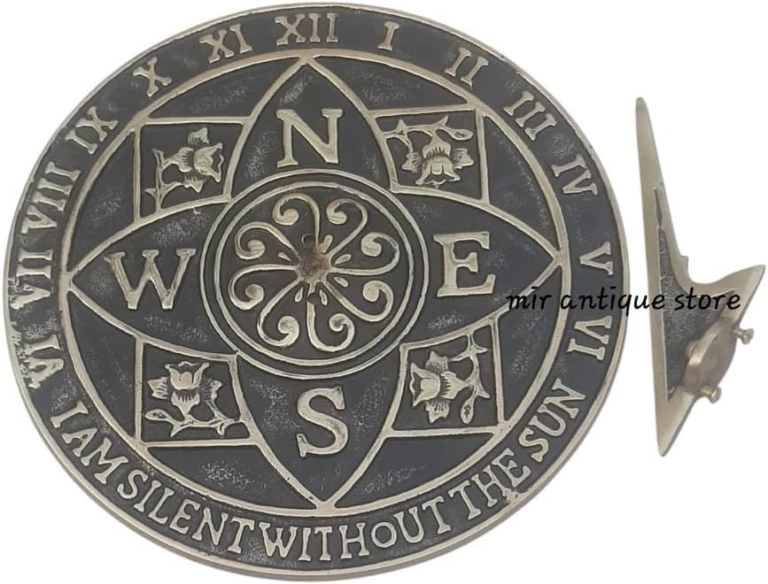 10'' Nautical Sundial – Timeless Outdoor Sundial Clock, Elegant Alumiunm Garden Decor, for Home Décor, Durable Weather-Resistant Yard Timepiece - Image 5