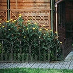 Decorative Garden Fence 19 Pack, 24in(H) x 20ft(L) Animal Barrier Fence, Rustproof Metal Fencing for Yard, Dog Rabbits Wire Section Garden Edging Border for Yard Patio Garden, Arched - Image 6