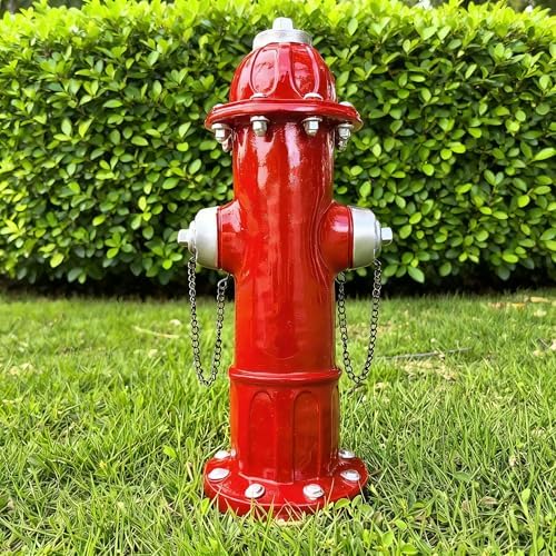 Teaeeno Puppy Training Fire Hydrant for Dogs,Resin Outdoor Statue for Small Dogs, Pee Post Aid & Delightful Outdoor Garden Decor, Dog Statue with Pee Post, Hand-Painted,Weather,Outdoor Ornament - Image 5