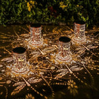2 Pack Dragonfly Outdoor Solar Hanging Lanterns Waterproof LED Solar Lights Metal Decorative Lanterns for Garden, Patio, Courtyard, Backyard, Yard Decor Unique Dragonfly Gifts for Women Gardening - Image 4