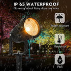 Color Change Landscape Lighting Low Voltage LED Outdoor Spotlights 6W 12V IP66 Waterproof Landscaping Lights Remote Control Garden Pathway Lights RGB Trees Decorations - Image 3