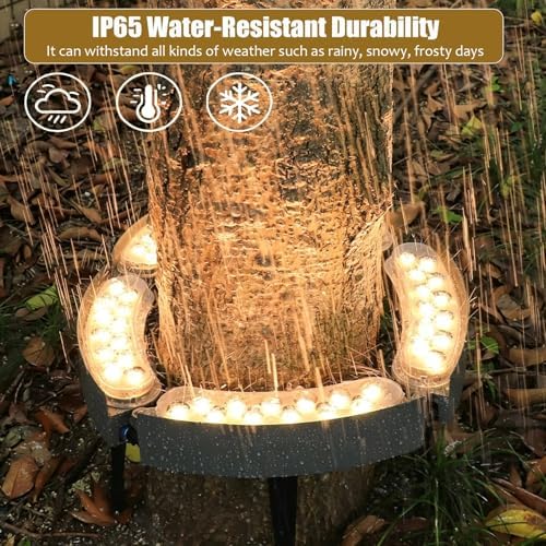 60-96W LED Ring Tree Light, Outdoor Landscape Spotlight - Image 4