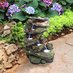 Design Toscano Mesquite Falls Illuminated Garden Fountain, 12.5 x 10 x 17.5 - Image 7