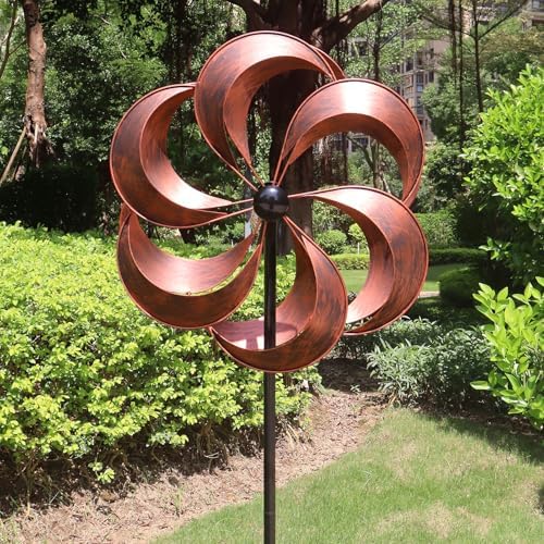 Large Metal Wind Spinner for Yard and Garden Decor 70x20 Inches - Image 2