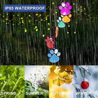 Hummingbird Solar Wind Chimes for Outside - Color Changing LED Outdoor Solar Lights Waterproof Windchimes, Home Garden Patio Yard Porch Decoration (Claw) - Image 5