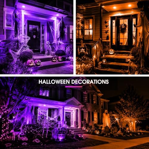 L LOHAS LED Orange Purple Halloween Flood Light Bulb, PAR30 LED Flood Light - Image 5