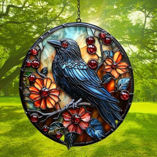 Raven Acrylic Suncatcher - Image 3