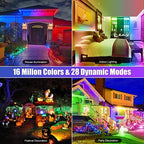 1Pack 50W RGB LED Light Bar with APP/Remote Control/16 Millions - Image 2