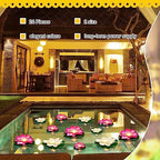 Liliful LED Floating Lotus Lantern Diwali Pool Decor White Pink 3.94&5.91" - Image 4