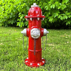 Teaeeno Puppy Training Fire Hydrant for Dogs,Resin Outdoor Statue for Small Dogs, Pee Post Aid & Delightful Outdoor Garden Decor, Dog Statue with Pee Post, Hand-Painted,Weather,Outdoor Ornament by Teaeeno
