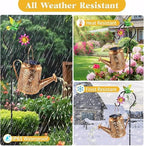 Big Solar Lanterns Outdoor Waterproof, Gifts for Mom Grandma Women Wife Daughter Mother's Day, Hummingbird Sunflower Watering Can with Shepherd Hook, Hanging Lanterns, Solar Path Lights Outdoor Decor - Image 7