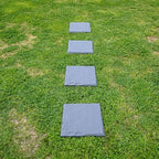 Garden Stepping Stones with Stakes – Set of 4, PP Walkway Pads, 15.5" x 15.5", Weather-Resistant, Easy Installation (4 Pcs, Gray) - Image 6