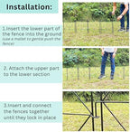 ShopLaLa Decorative Garden Fences (10 Panels) 12.5inx31in Metal Fencing - Image 4