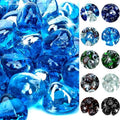 Onlyfire 10 lbs Fire Glass Diamonds 1 Inch, Reflective Fire Pit Glass Rocks by onlyfire