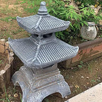 Garden Lantern Statue for Zen Asian Decor, Indoor Outdoor Use to Elevate Your Space - Image 3