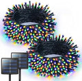 JMEXSUSS 2 Pack Solar Christmas Lights, Total 400 LED 151FT, Multi-Colored by JMEXSUSS