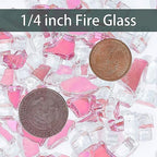 Mr. Fireglass 10 lbs High Luster Fire Glass, 1/4 Inch Reflective Rose Gold - Image 2