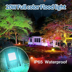 RGB Pixel Flood Lights, WS2811 LED Flood Light, 20W Smart Flood Lights, led addressable Pixel floodlight; DC12-24V Input IP65,X-Connect ;for Outdoor Decorative/Garden/Stage Lighting - Image 6