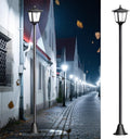 67 Inch Outdoor Solar Lamp Post Light, Adjustable Waterproof LED Pathway Light for Garden Yard Patio Lawn by Unknown